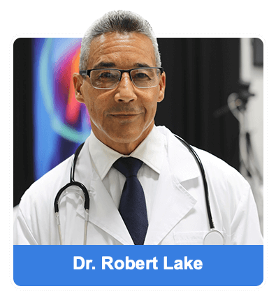 Dr. Robert Lake, a NASA-trained neuroscientist who discovered the brainwave frequency settings to trigger cognitive enhancement
